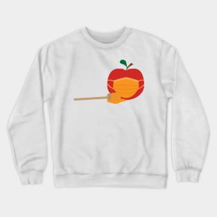 Apple and Honey with Orange Face Mask Crewneck Sweatshirt